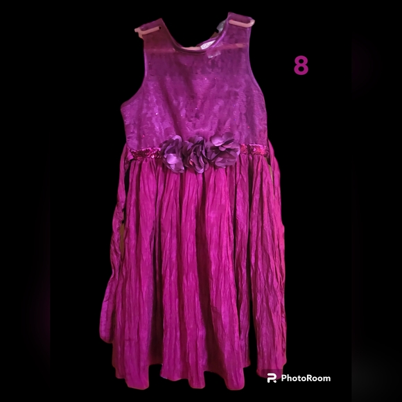 Beautiful Bloome de Jeune Fille fancy Fuchsia Dress - Picture 1 of 2